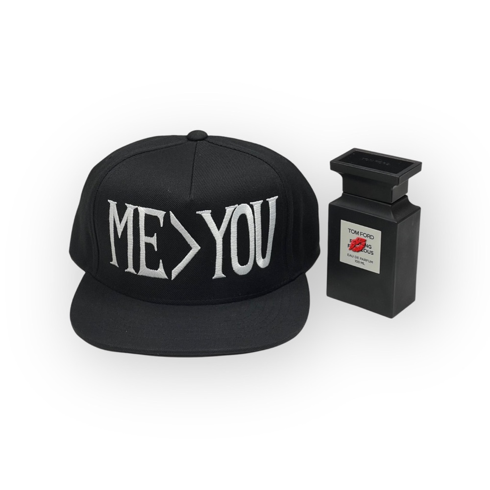 Deadstock: new UNIF 𖤐 Me > You Snapback Embroidered Y2K 90’s Dad Cap 𖤐 Black